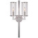 Liaison Two Light Wall Sconce in Polished Nickel (268|KW2201PNCG)