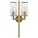 Liaison Two Light Wall Sconce in Antique-Burnished Brass (268|KW2201ABCRG)