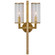 Liaison Two Light Wall Sconce in Antique-Burnished Brass (268|KW2201ABCG)