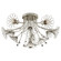 Keaton Six Light Flush Mount in Burnished Silver Leaf (268|KS4311BSL)