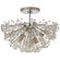 Dickinson Nine Light Semi Flush Mount in Polished Nickel (268|KS4005PNCG)