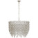 Milazzo Eight Light Chandelier in Burnished Silver Leaf and Crystal (268|JN5234BSLCG)