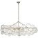 Talia LED Linear Chandelier in Burnished Silver Leaf (268|JN5116BSLCG)