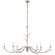 Iberia Six Light Chandelier in Burnished Silver Leaf (268|JN5076BSL)