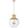 Lucia Four Light Pendant in Gild and White (268|JN5052GWHTCG)