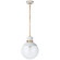 Lucia One Light Pendant in White with Gild (268|JN5051WHTGCG)
