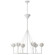Alberto Six Light Chandelier in Plaster White (268|JN5004PW)