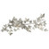 Farfalle Three Light Wall Sconce in Burnished Silver Leaf (268|JN2502BSL)