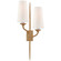 Iberia Two Light Wall Sconce in Antique Gold Leaf (268|JN2076AGLL)