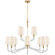 Reagan 12 Light Chandelier in Antique-Burnished Brass and Crystal (268|CHC5904ABCGL)
