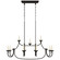 Flemish 11 Light Linear Pendant in Aged Iron (268|CHC5495AI)
