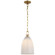 Andros LED Pendant in Antique-Burnished Brass (268|CHC5425ABWG)