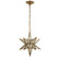 Moravian Star One Light Lantern in Gilded Iron (268|CHC5211GIAM)