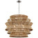 Antigua LED Chandelier in Polished Nickel and Natural Abaca (268|CHC5017PNNAB)