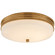 Launceton LED Flush Mount in Antique-Burnished Brass (268|CHC4601ABWG)