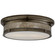 Alderly Two Light Flush Mount in Bronze (268|CHC4392BZWG)