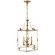 Diego Four Light Lantern in Gilded Iron (268|CHC3108GI)