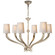 Ruhlmann Six Light Chandelier in Polished Nickel (268|CHC2462PNNP)
