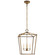 Darlana Four Light Lantern in Gilded Iron (268|CHC2165GI)