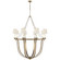 Lancaster Eight Light Chandelier in Gilded Iron (268|CHC1577GIL)