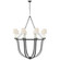 Lancaster Eight Light Chandelier in Aged Iron (268|CHC1577AIL)