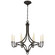 Mykonos Eight Light Chandelier in Aged Iron (268|CHC1561AI)