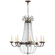 Paris Flea Market Eight Light Chandelier in Sheffield Silver (268|CHC1408SHSSG)