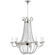 Paris Flea Market Eight Light Chandelier in Polished Silver (268|CHC1408PSSG)
