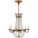 Paris Flea Market Six Light Chandelier in Antique-Burnished Brass (268|CHC1407ABSG)