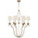 Belvedere Nine Light Chandelier in Gilded Iron (268|CHC1403GIL)