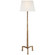 Strie One Light Floor Lamp in Gilded Iron (268|CHA9707GIL)