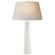 Fluted Spire One Light Table Lamp in Plaster White (268|CHA8906WHTNP)