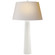Fluted Spire One Light Table Lamp in Plaster White (268|CHA8906WHTL)