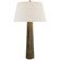 Fluted Spire One Light Table Lamp in Bronze with Verdigris Highlights (268|CHA8906BZVL)