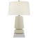 Parisienne One Light Table Lamp in Coconut Porcelain (268|CHA8668ICOL)
