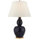 Yue One Light Table Lamp in Denim Porcelain (268|CHA8663DML)