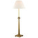 Swedish Column One Light Buffet Lamp in Antique-Burnished Brass (268|CHA8461ABL)