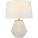 Gemma LED Table Lamp in White Glass (268|CHA8437WGL)