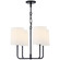 Go lightly Four Light Chandelier in Charcoal (268|BBL5080CL)
