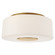 Acme Three Light Flush Mount in Soft Brass (268|BBL4106SBWG)