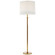 Simple Scallop One Light Floor Lamp in Soft Brass (268|BBL1023SBL)