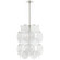 Loire Six Light Chandelier in Polished Nickel (268|ARN5451PNWSG)