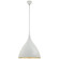 Agnes One Light Pendant in Plaster White (268|ARN5351PW)