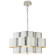 Arabelle Five Light Pendant in Burnished Silver Leaf (268|ARN5306BSL)