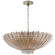 Hampton Six Light Chandelier in Burnished Silver Leaf (268|ARN5011BSL)