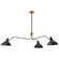 Charlton Three Light Chandelier in Black (268|ARN5006BLK)