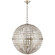 Mill Six Light Lantern in Burnished Silver Leaf (268|ARN5002BSL)