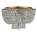 Jacqueline Four Light Flush Mount in Hand-Rubbed Antique Brass (268|ARN4102HABCG)