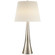 Dover One Light Table Lamp in Burnished Silver Leaf (268|ARN3002BSLL)