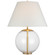 Morton LED Table Lamp in Clear Glass (268|ARN3001CGL)